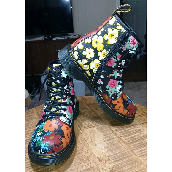 Dr. Martens Women's Size 5 US 1460 Wanderlust Floral Boots Leather Hippie NWOB - Picture 9 of 13